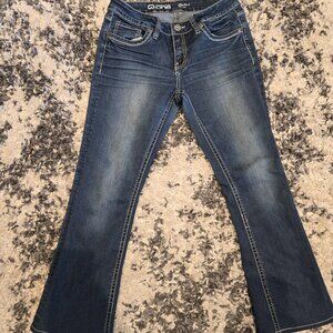 Warehouse One Slim Bootcut Jeans | Size 29 | Dark Wash